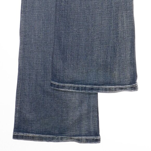 Maurices Jeans Junior Womens 3/4 Bootcut Embellished Blue Denim Stretch 26 x 31 - Picture 6 of 10